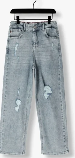 blauwe cars jeans straight leg jeans bry damage