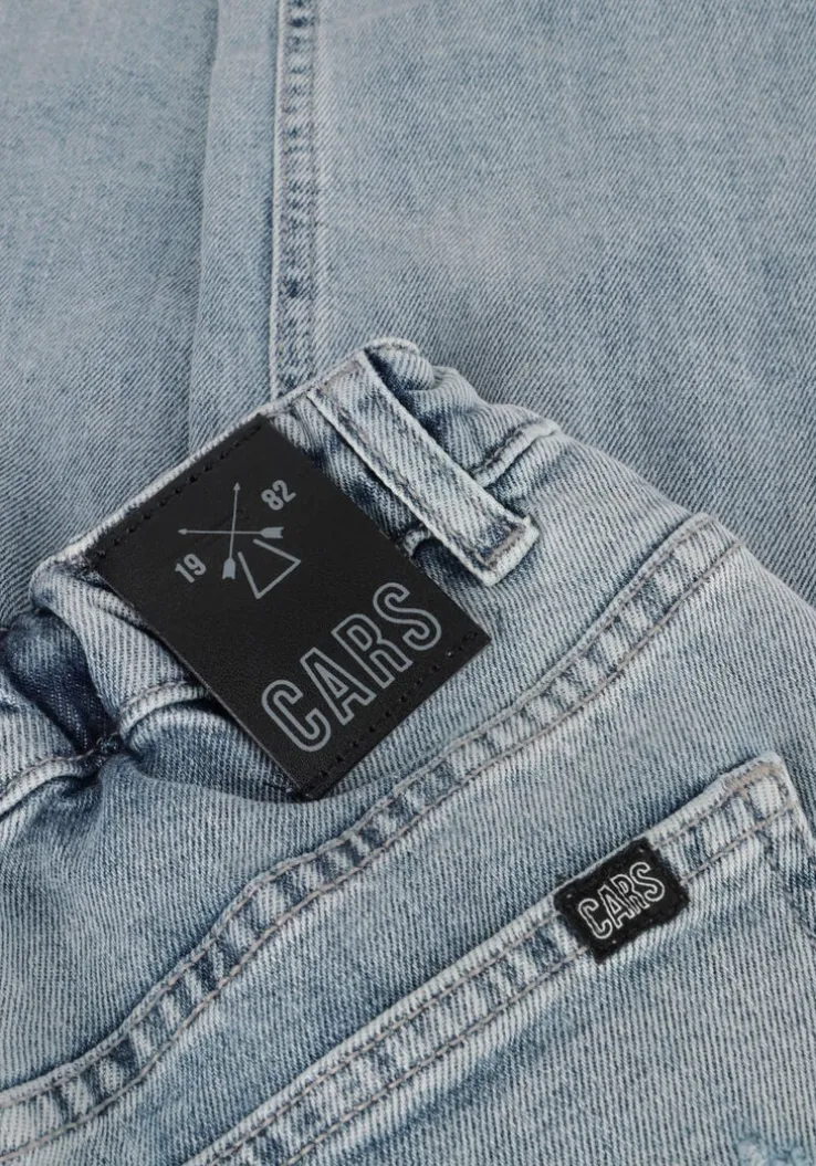 blauwe cars jeans straight leg jeans bry damage