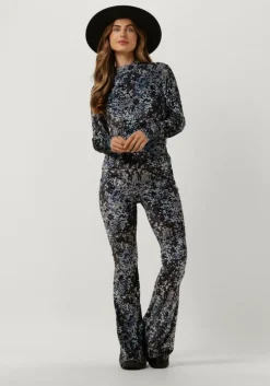 blauwe catwalk junkie pantalon tr cloudy leaves