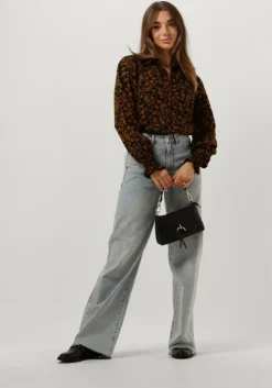 blauwe catwalk junkie wide jeans loose fit jeans