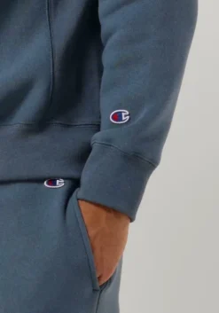 blauwe champion sweater crewneck sweatshirt