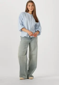 blauwe circle of trust blouses jenna blouse