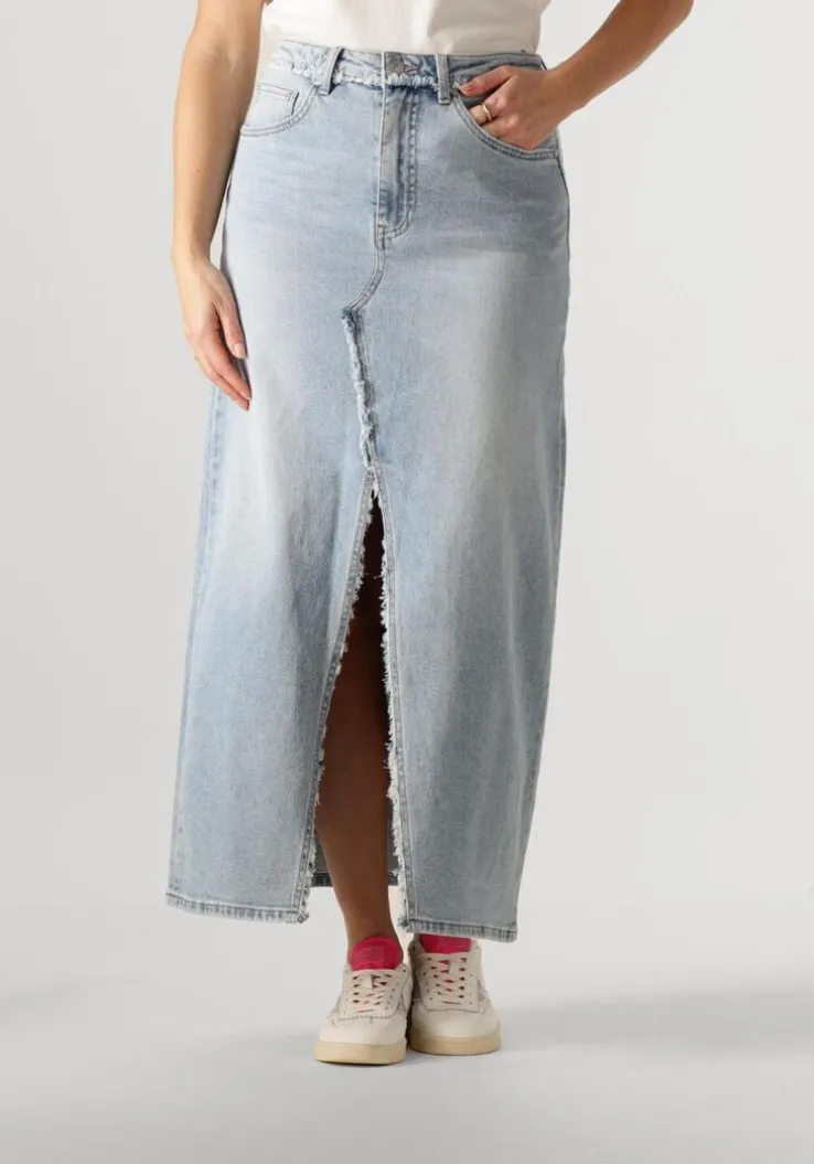 blauwe circle of trust maxirok kae skirt