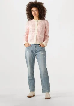 blauwe circle of trust mom jeans jaimy cropped dnm
