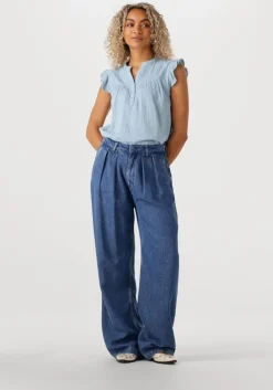 blauwe circle of trust wide jeans lori wide leg dnm