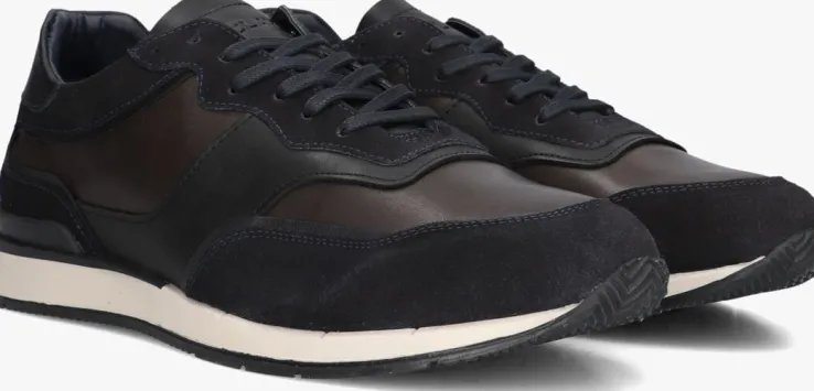 blauwe clay lage sneakers cl124h540