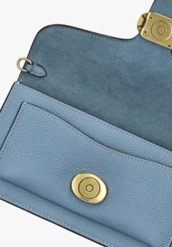 blauwe coach clutch tabby chain clutch