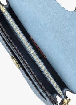 blauwe coach schoudertas tabby 26