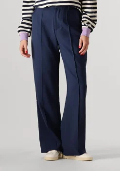 blauwe colourful rebel pantalon rus straight pants