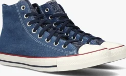 blauwe converse hoge sneakers chuck taylor all star hi