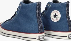 blauwe converse hoge sneakers chuck taylor all star hi