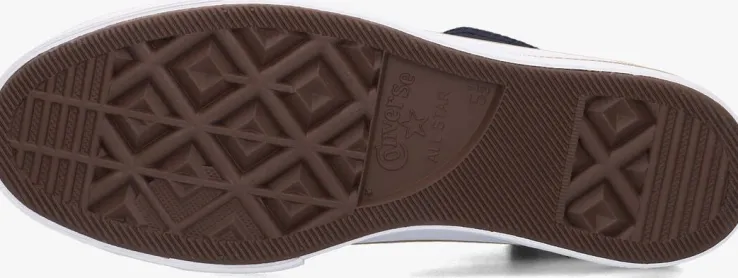 blauwe converse hoge sneakers chuck taylor all star lift platform