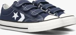 blauwe converse lage sneakers star player 76