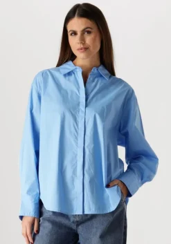 blauwe copenhagen muse blouses cmpoplin-shirt