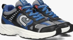 blauwe cruyff junior lage sneakers marti b