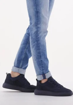 blauwe cycleur de luxe lage sneakers dr7