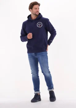 blauwe cycleur de luxe lage sneakers dr7