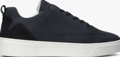 blauwe cycleur de luxe lage sneakers disaster