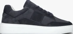 blauwe cycleur de luxe lage sneakers gravity