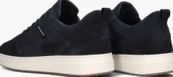 blauwe cycleur de luxe lage sneakers commuter