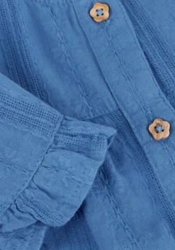 blauwe daily7 blouses ruffle shirt