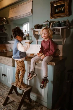 blauwe daily7 gilet denim gilet