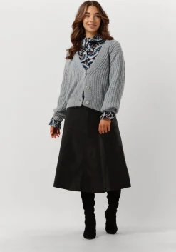 blauwe dea kudibal blouses mimi ns (co) - shirt with ruffles