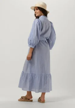 blauwe dea kudibal midi jurk my ns (co)