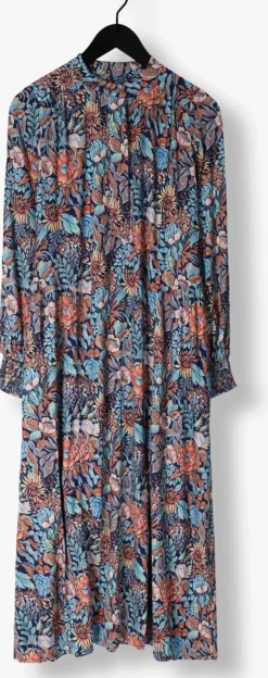 blauwe dea kudibal midi jurk marla