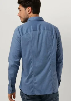 blauwe desoto casual overhemd casual kent 1/1