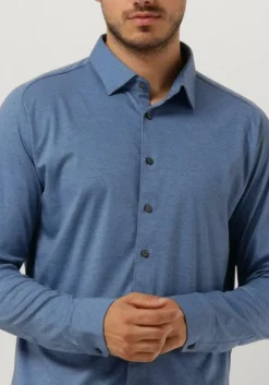 blauwe desoto casual overhemd casual kent 1/1