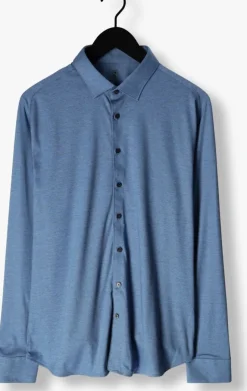 blauwe desoto casual overhemd casual kent 1/1
