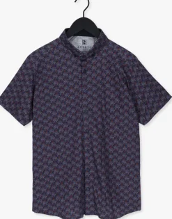 blauwe desoto casual overhemd modern bd