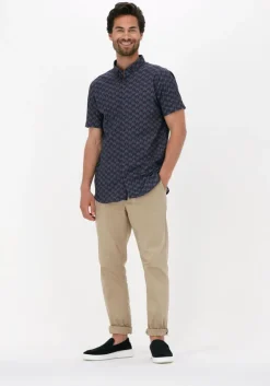 blauwe desoto casual overhemd modern bd