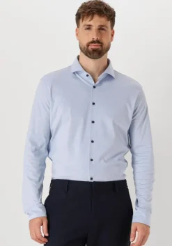 blauwe desoto luxury klassiek overhemd luxury hai 1/1