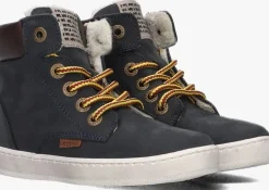 blauwe develab hoge sneakers 41855