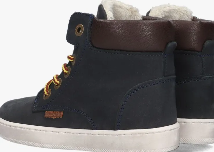 blauwe develab hoge sneakers 41855