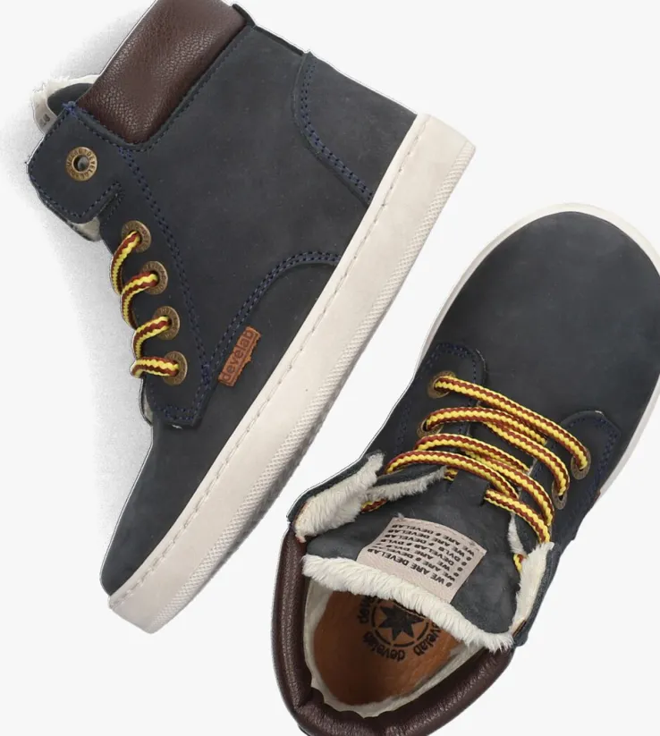 blauwe develab hoge sneakers 41855
