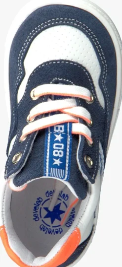 blauwe develab lage sneakers 41307
