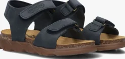 blauwe develab platte sandalen 48399