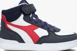 blauwe diadora hoge sneakers raptor mid dusty ps