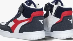 blauwe diadora hoge sneakers raptor mid dusty ps