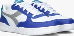 blauwe diadora lage sneakers raptor low gs