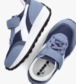 blauwe diadora lage sneakers race ps