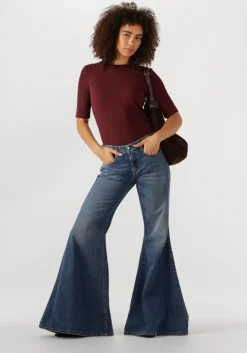 blauwe diesel flared jeans 1970 d-bleess