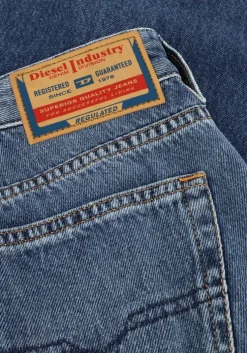 blauwe diesel flared jeans 1970 d-bleess