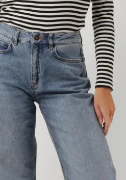 blauwe drykorn straight leg jeans medley