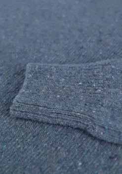 blauwe drykorn trui aaron 423040