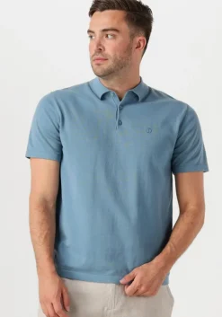 blauwe dstrezzed polo camilo polo