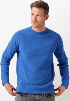 blauwe dstrezzed trui njord crew